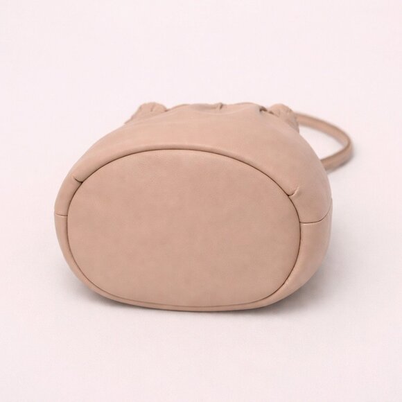 Victoria’s Secret Beige Cinched Bucket Crossbody Bag NWT - Picture 5 of 9